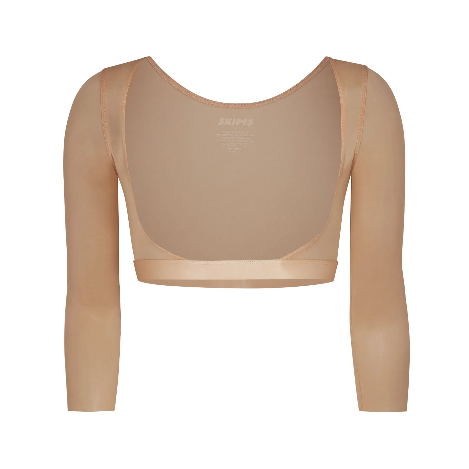 BARELY THERE OPEN BUST ARM SHAPER | CLAY