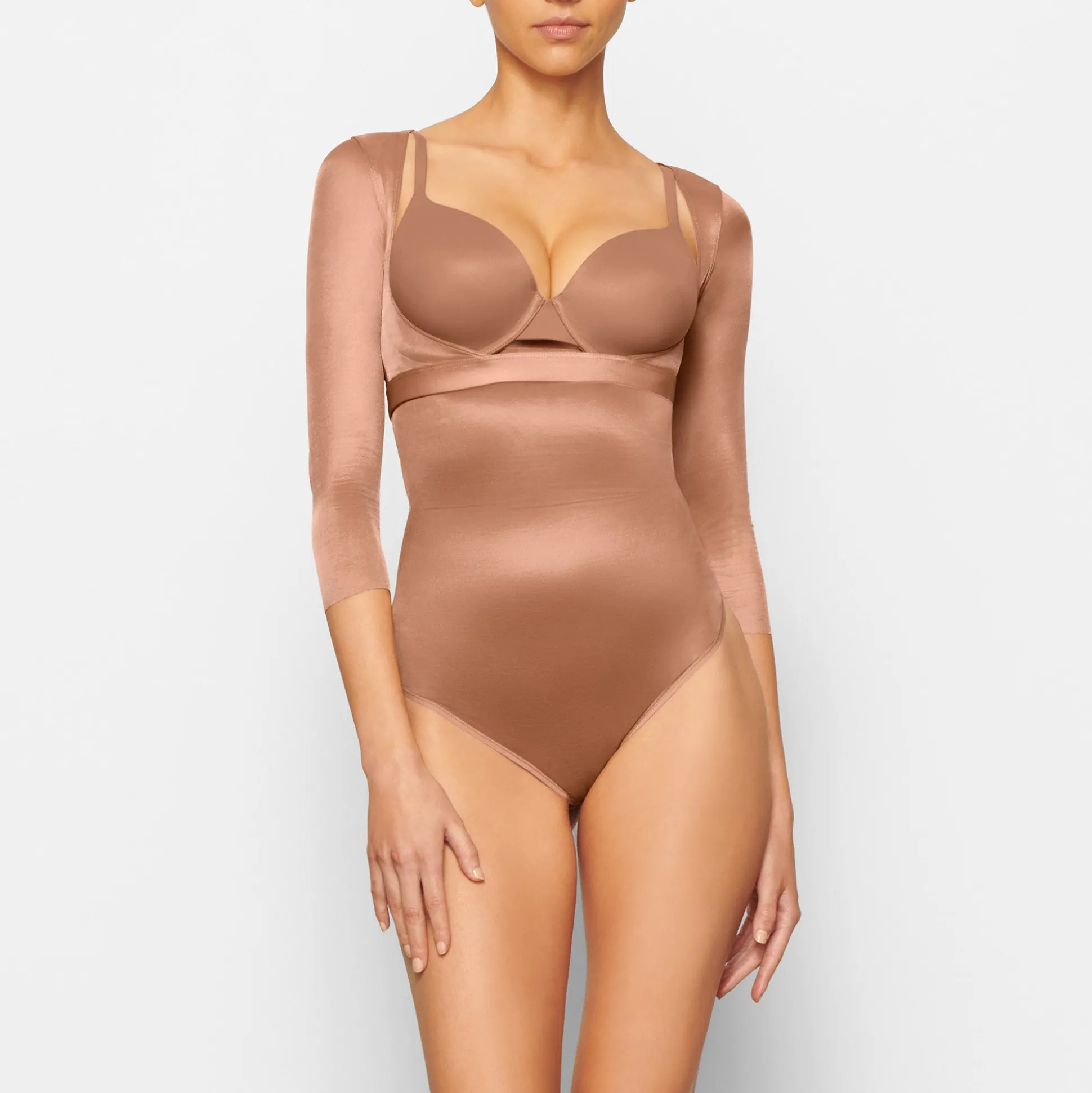 BARELY THERE OPEN BUST ARM SHAPER | SIENNA