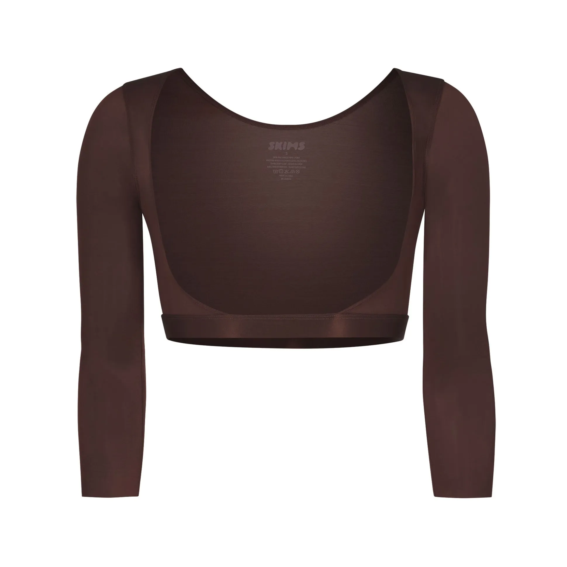 BARELY THERE OPEN BUST ARM SHAPER | COCOA