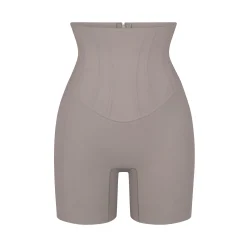 BONDED CORSET SHORT | STEEL