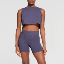 BOYFRIEND CROP TANK | SLEET