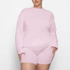 BOYFRIEND LONG SLEEVE T-SHIRT | CHERRY BLOSSOM