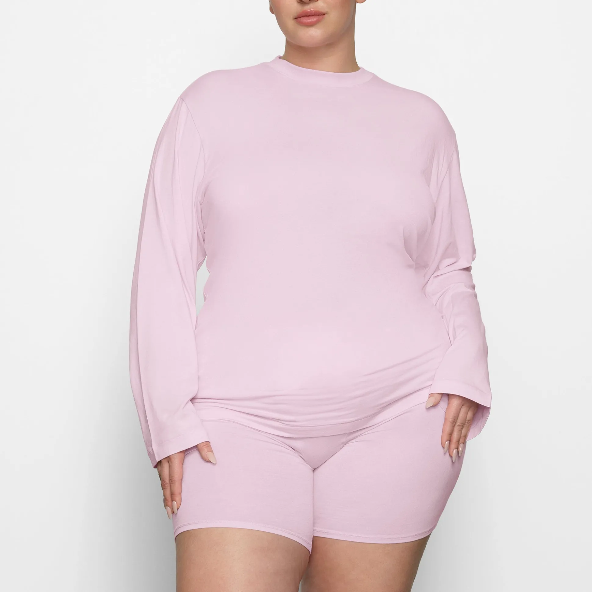 BOYFRIEND LONG SLEEVE T-SHIRT | CHERRY BLOSSOM