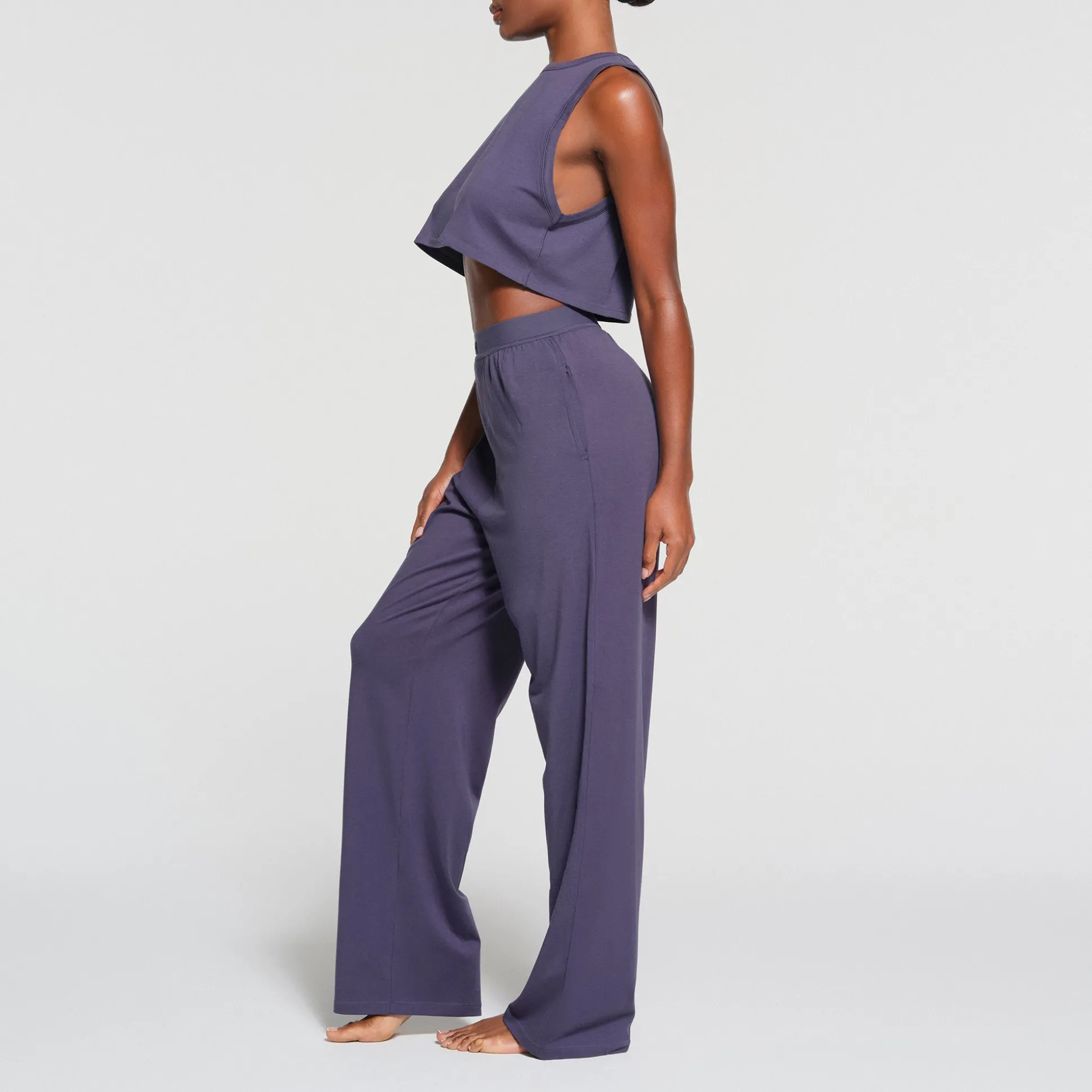 BOYFRIEND LOOSE PANT | SLEET