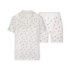 BOYFRIEND T-SHIRT AND BOXER SET | SKI PRINT