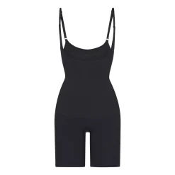 BUTT ENHANCING OPEN BUST BODYSUIT | ONYX