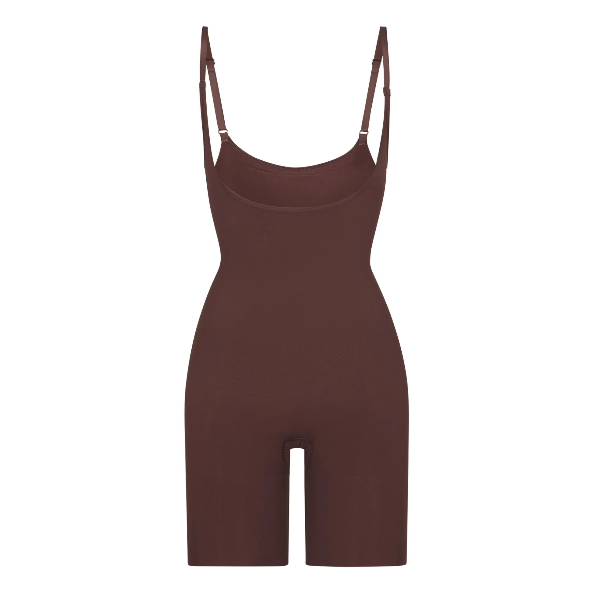 BUTT ENHANCING OPEN BUST BODYSUIT | COCOA