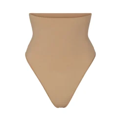 CORE CONTROL HIGH-WAISTED THONG | OCHRE