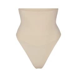 CORE CONTROL HIGH-WAISTED THONG | SAND