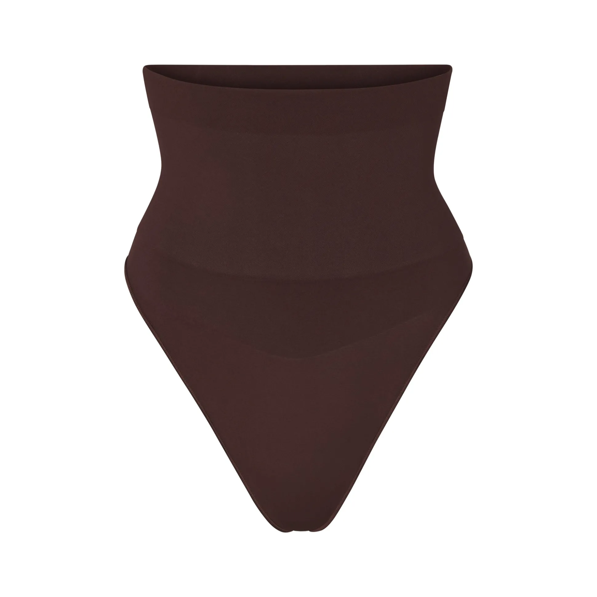 CORE CONTROL HIGH-WAISTED THONG | COCOA