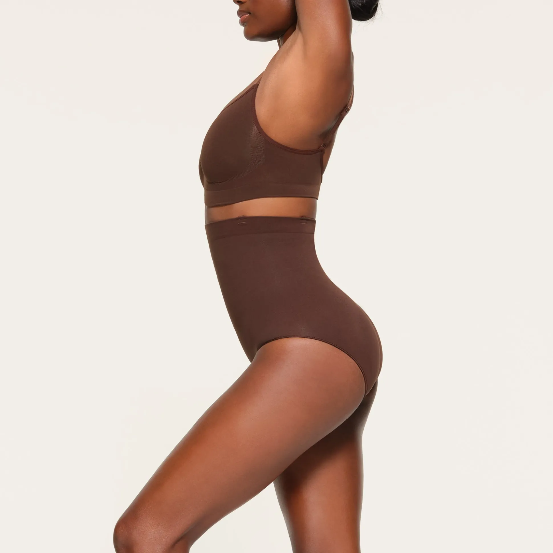 CORE CONTROL HIGH-WAISTED BRIEF | COCOA