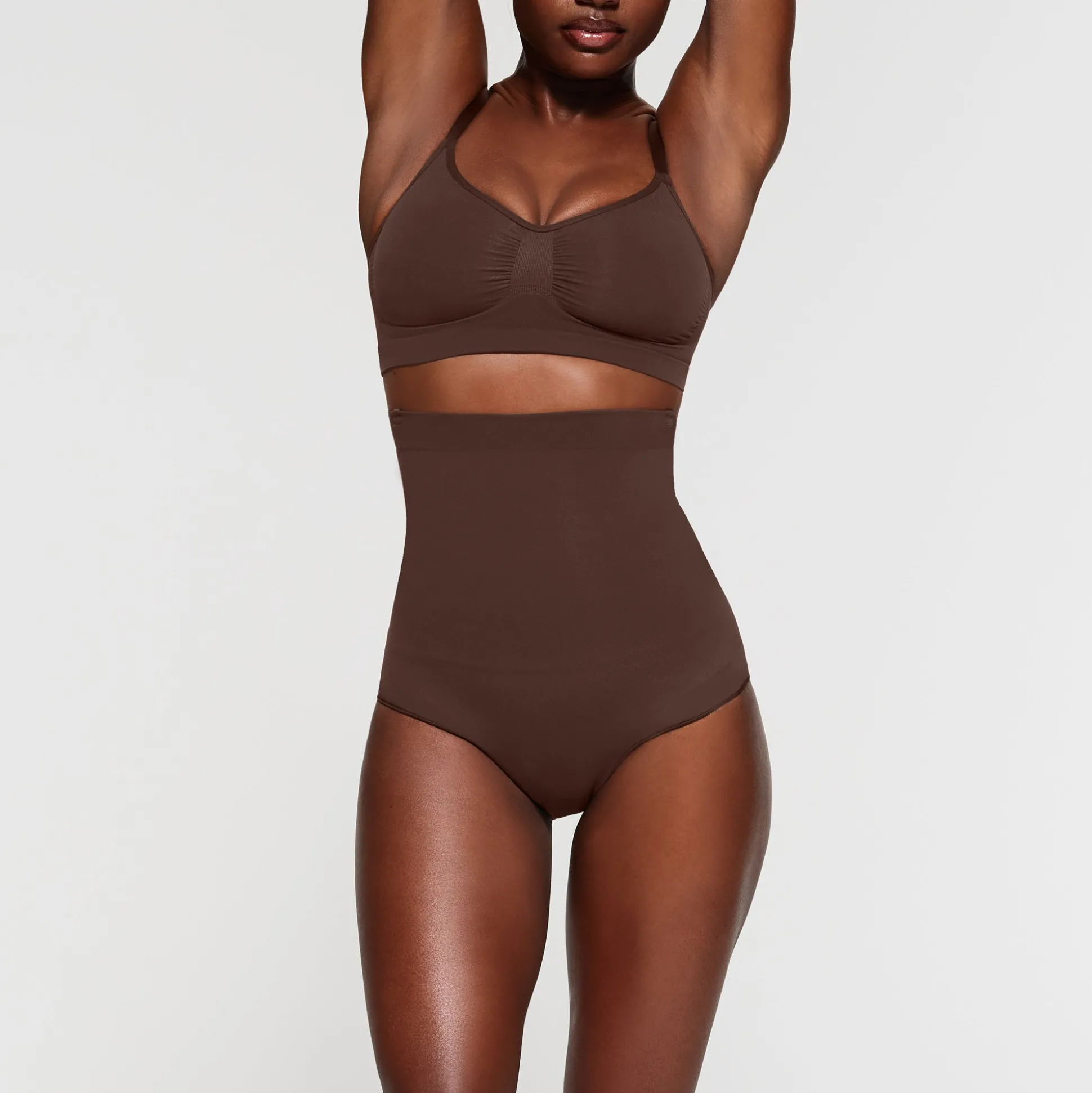 CORE CONTROL HIGH-WAISTED BRIEF | ESPRESSO