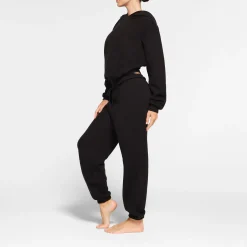 COTTON FLEECE CLASSIC HOODIE | ONYX