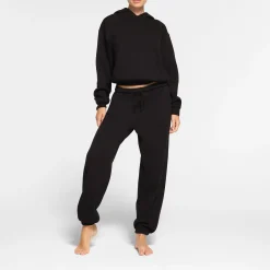 COTTON FLEECE CLASSIC HOODIE | ONYX