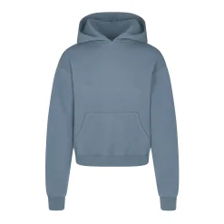 COTTON FLEECE CLASSIC HOODIE | STEEL BLUE