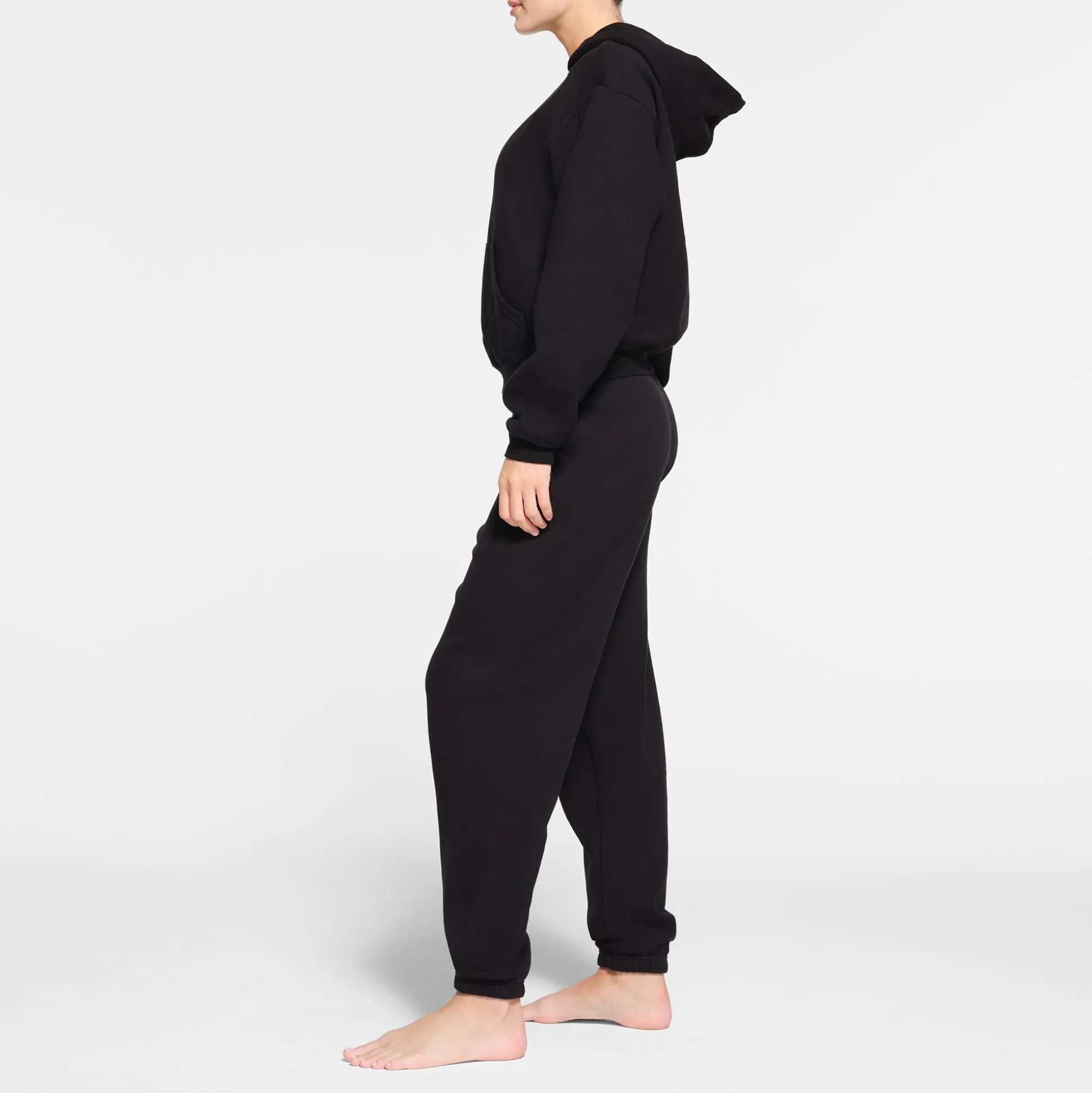 COTTON FLEECE CLASSIC JOGGER | ONYX