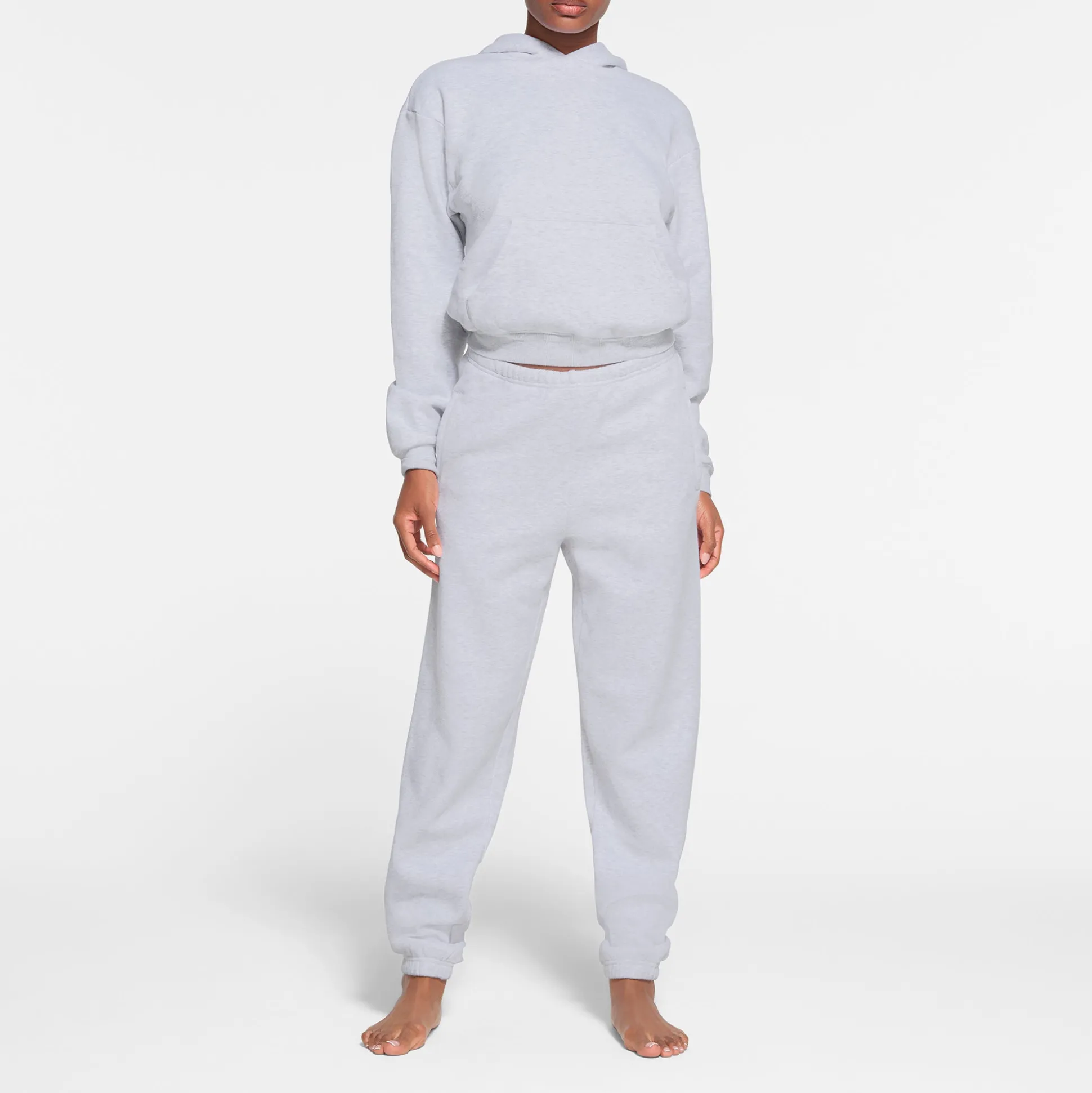 COTTON FLEECE CLASSIC JOGGER | LIGHT HEATHER GREY