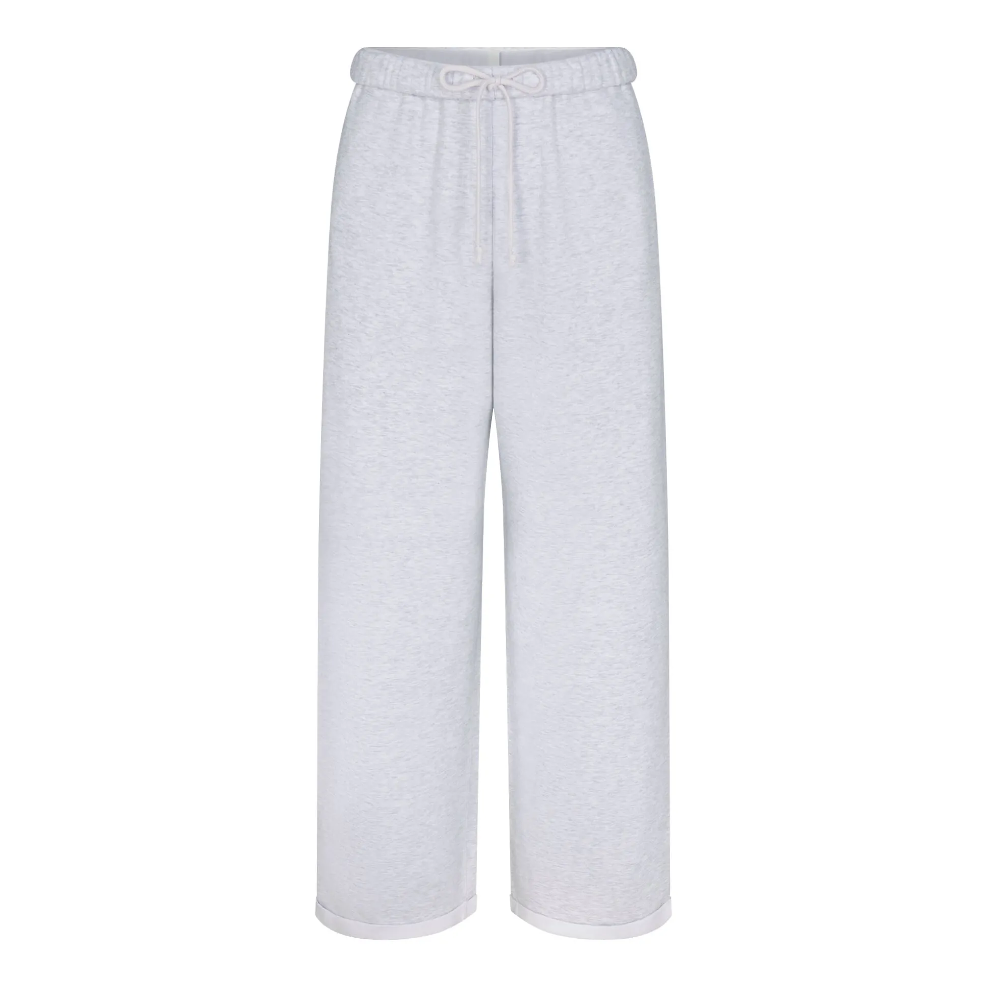 COTTON FLEECE CLASSIC STRAIGHT LEG PANT | LIGHT HEATHER GREY