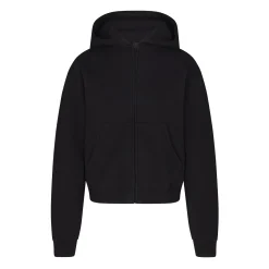COTTON FLEECE CLASSIC ZIP UP HOODIE | ONYX