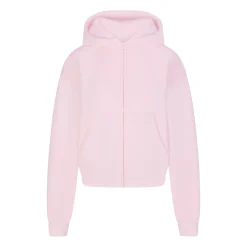COTTON FLEECE CLASSIC ZIP UP HOODIE | CHERRY BLOSSOM