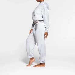 COTTON FLEECE JOGGER | LIGHT HEATHER GREY