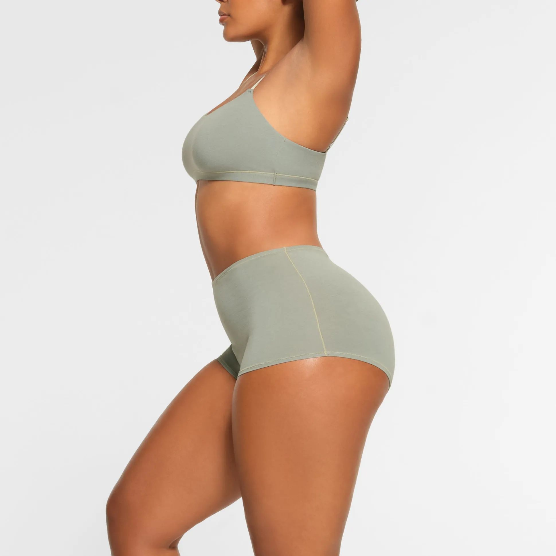 COTTON JERSEY BOY SHORT | MINERAL