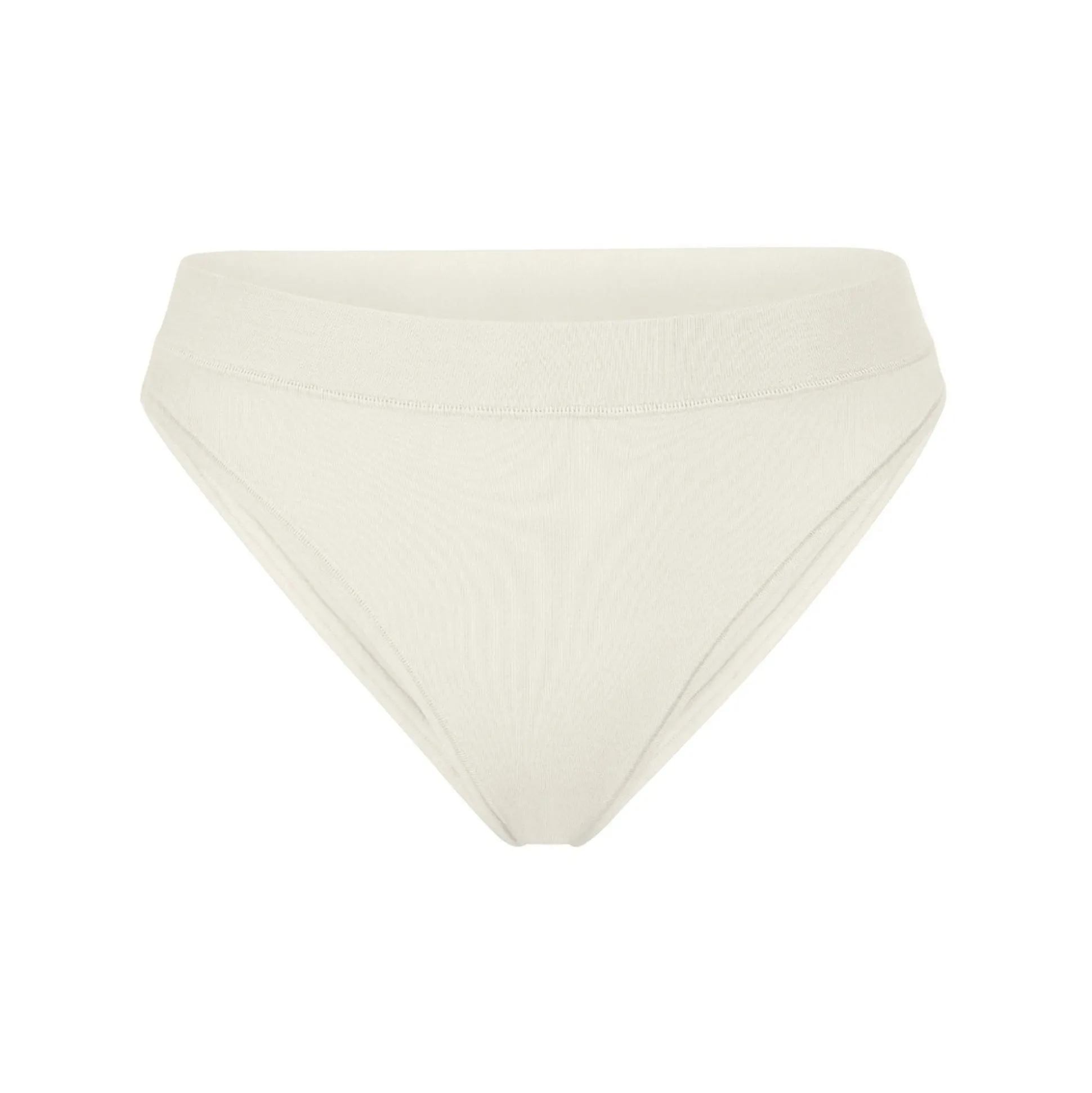 COTTON JERSEY CHEEKY TANGA | BONE