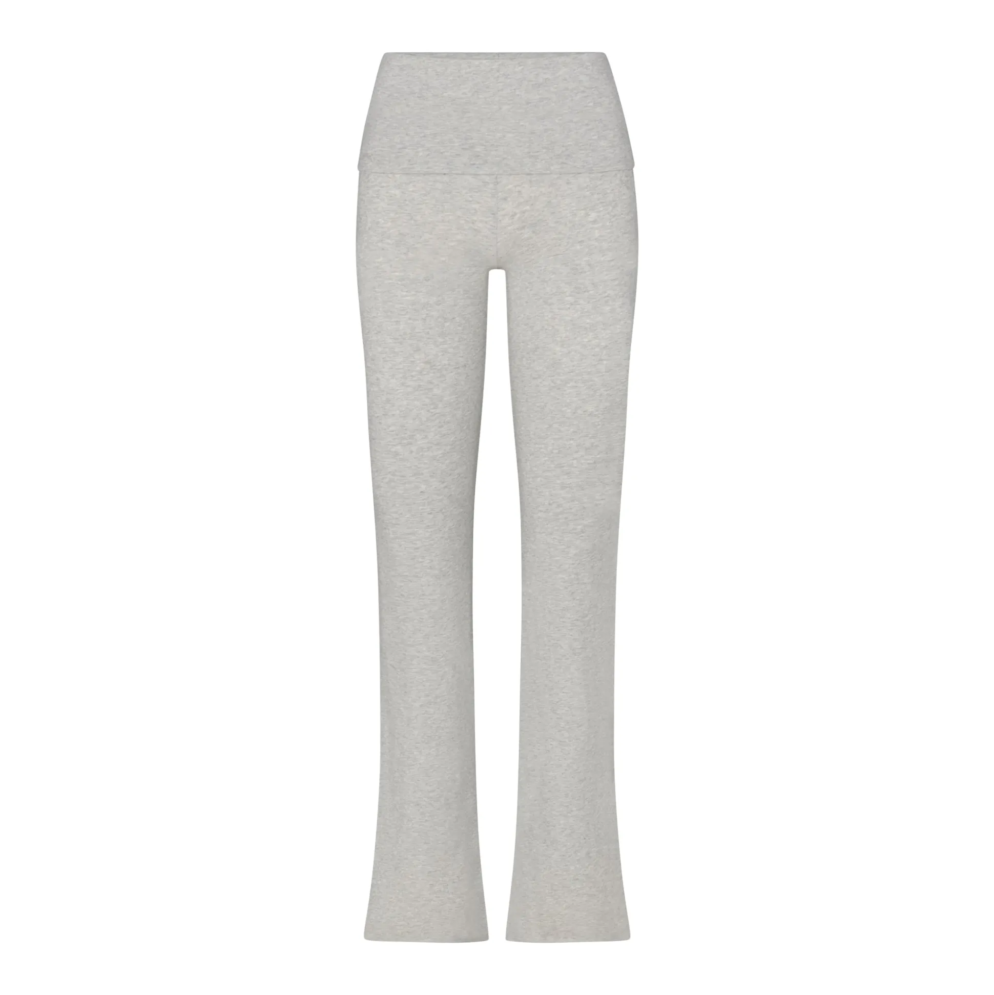 COTTON JERSEY FOLDOVER PANT | LIGHT HEATHER GREY