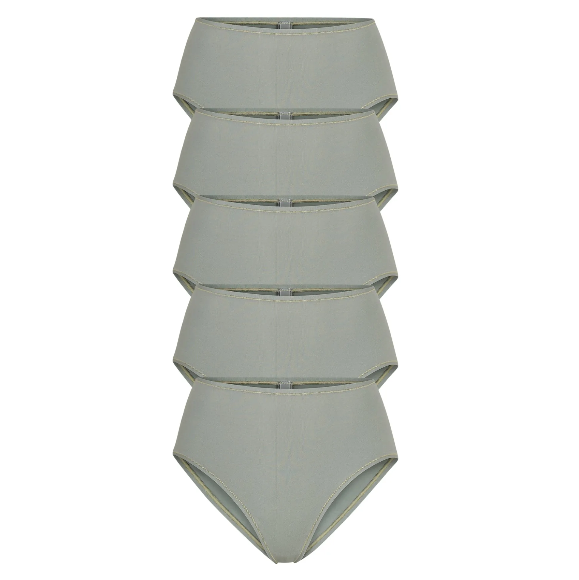 COTTON JERSEY FULL BRIEF 5-PACK | MINERAL