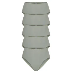 COTTON JERSEY FULL BRIEF 5-PACK | MINERAL