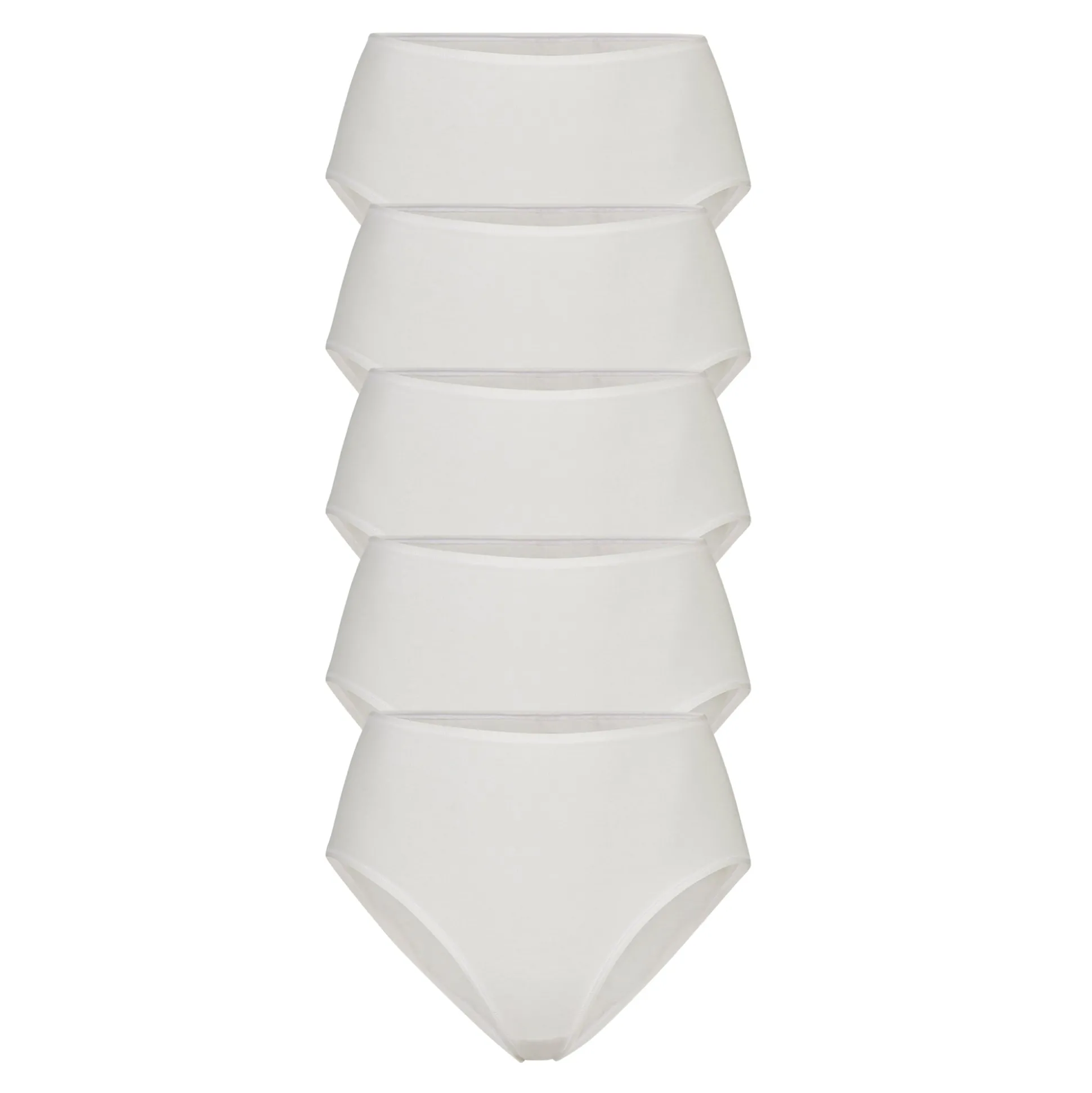COTTON JERSEY FULL BRIEF 5-PACK | LIGHT HEATHER GREY