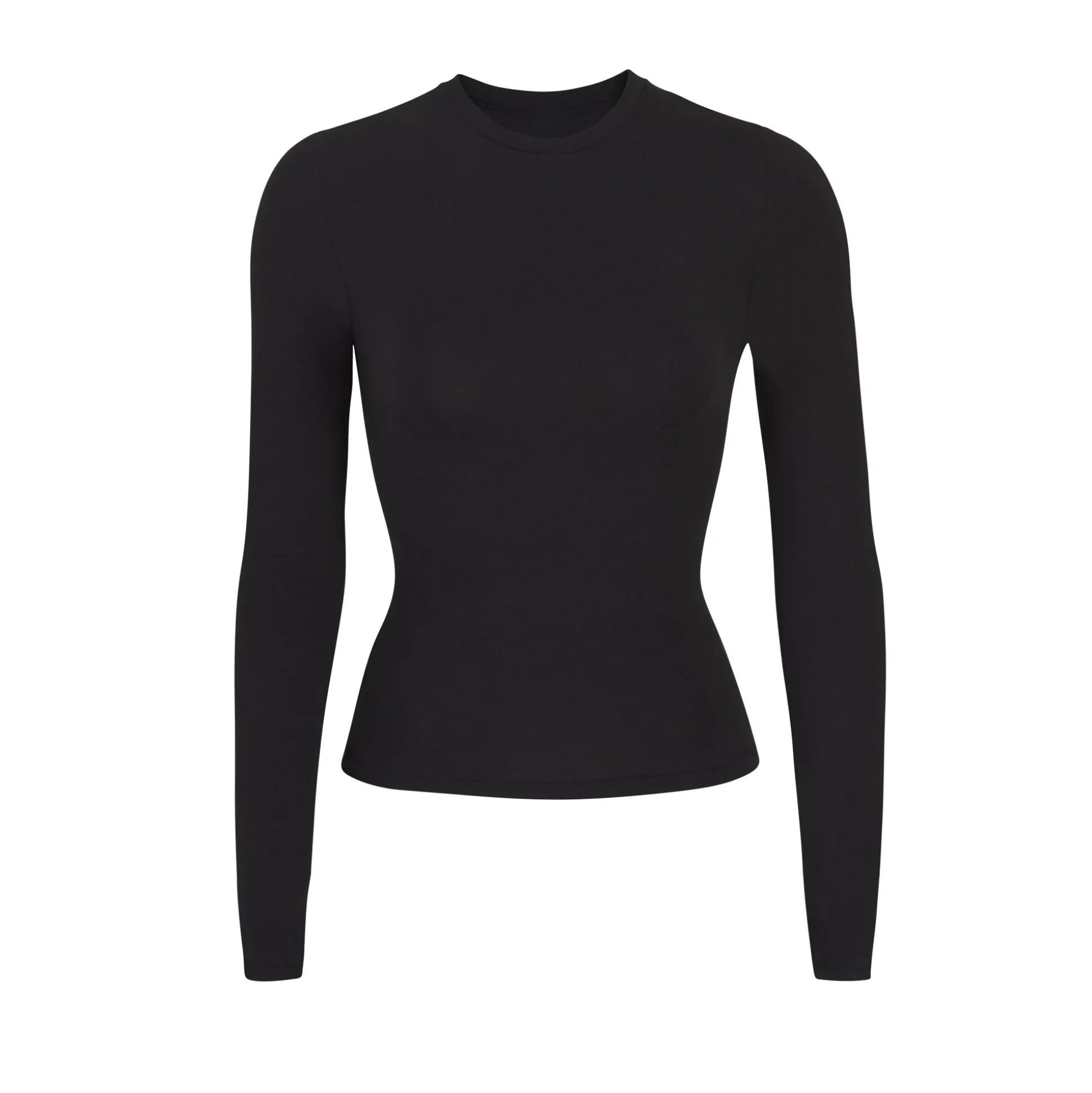 COTTON JERSEY LONG SLEEVE T-SHIRT | SOOT