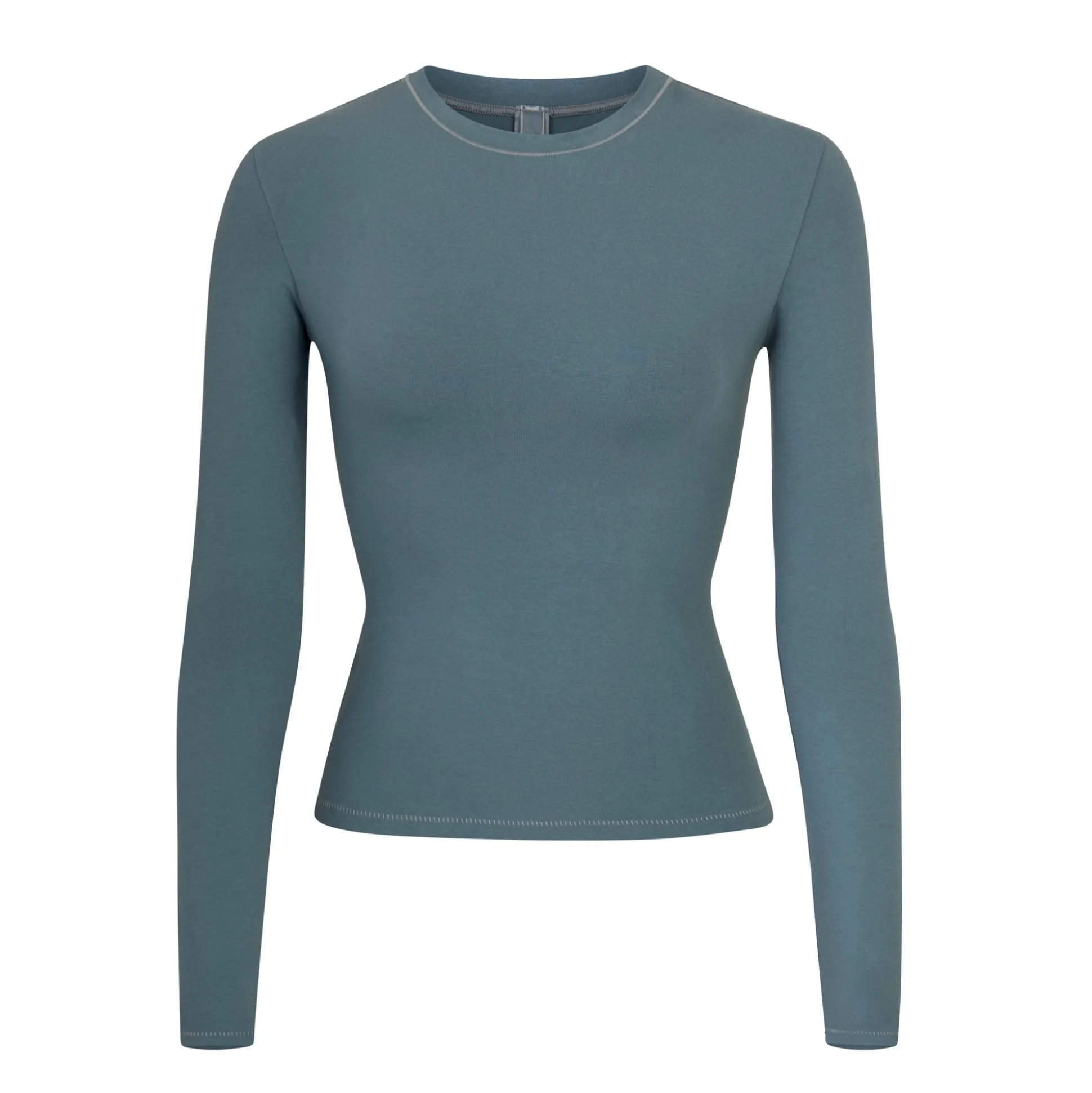 COTTON JERSEY LONG SLEEVE T-SHIRT | KYANITE