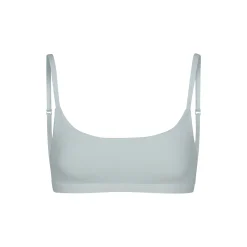 COTTON JERSEY SCOOP BRALETTE | FROST
