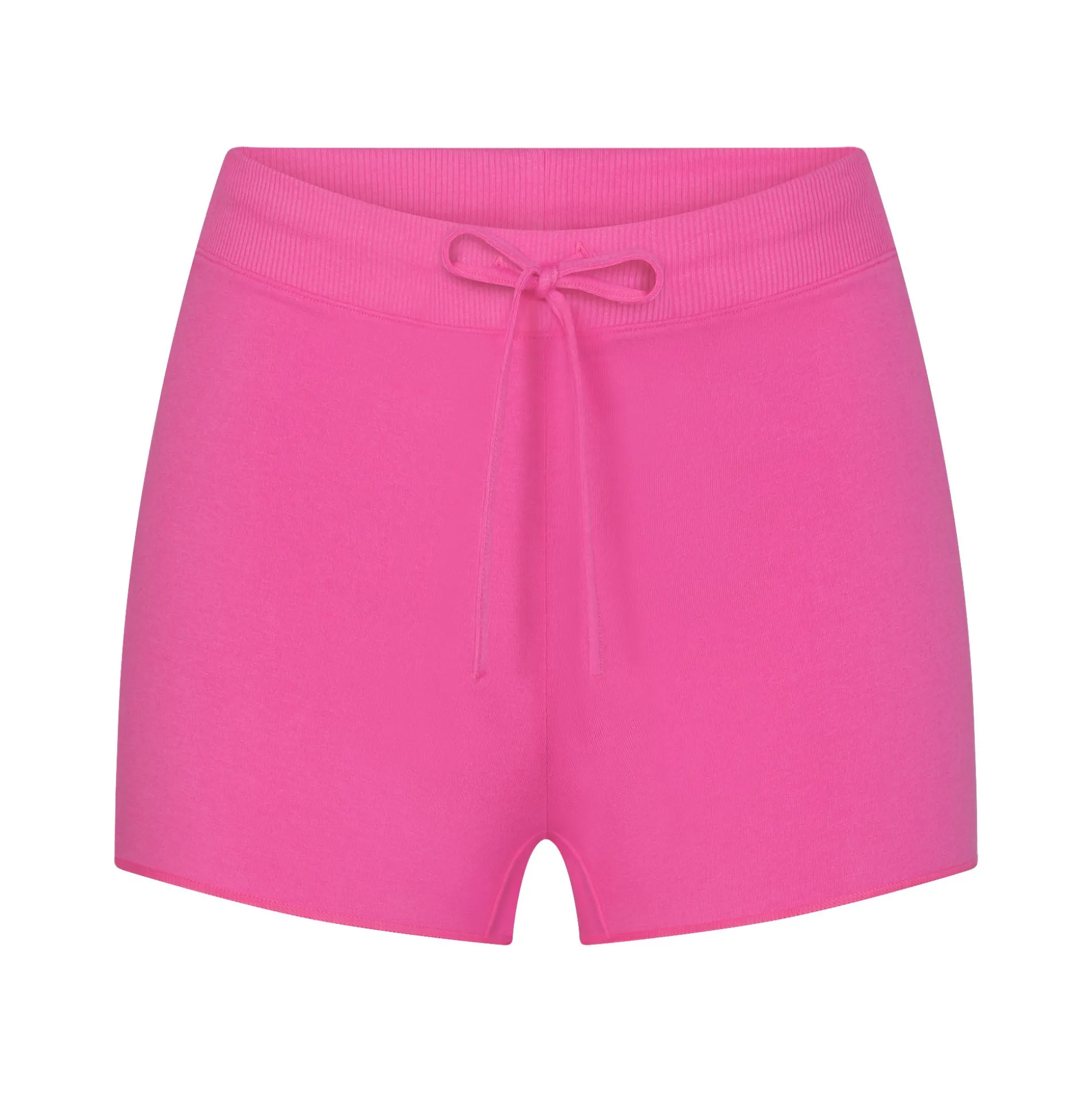 COTTON JERSEY SHORT | HOT PINK