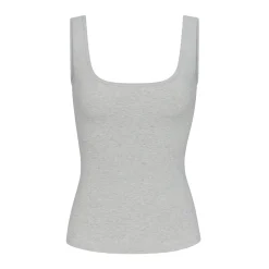 COTTON JERSEY TANK | LIGHT HEATHER GREY