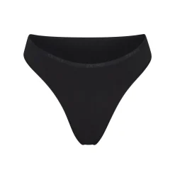COTTON LOGO HIGH LEG BIKINI | SOOT