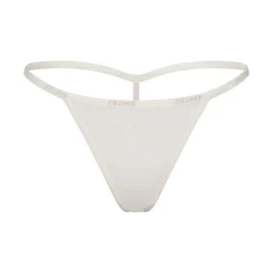 COTTON LOGO STRING THONG | MARBLE