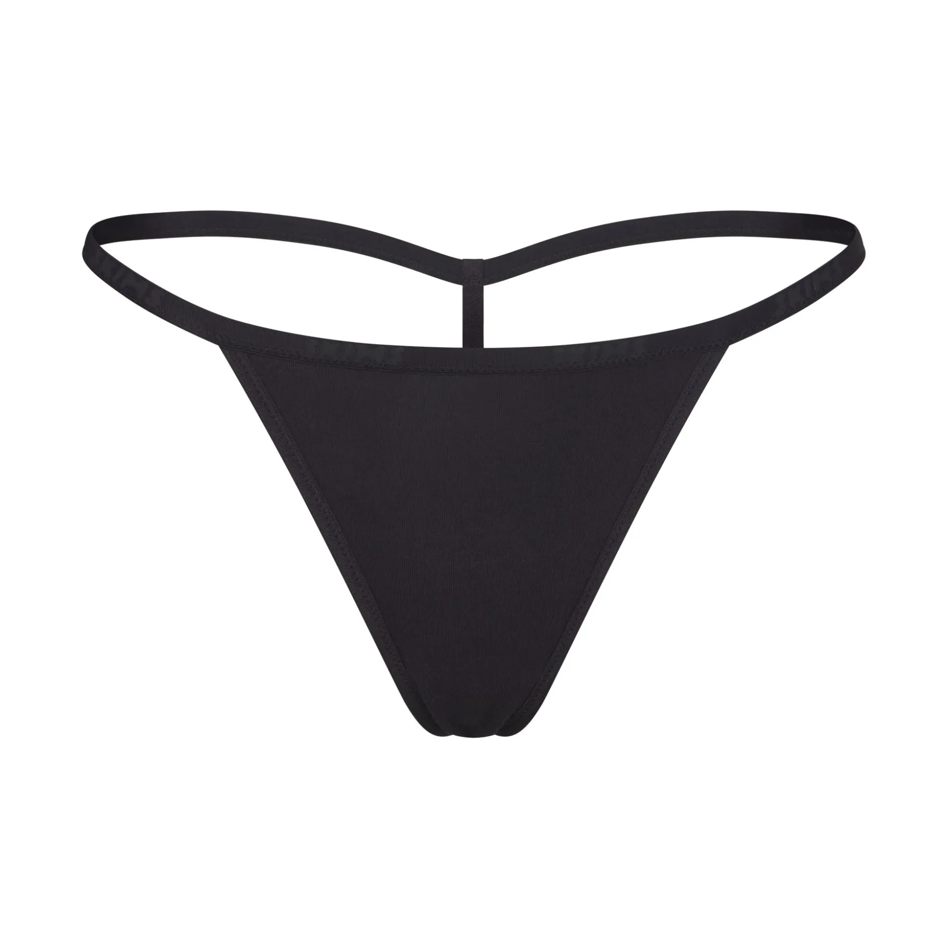COTTON LOGO STRING THONG | SOOT