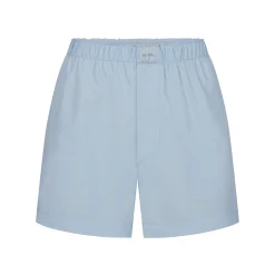 COTTON POPLIN SLEEP SHORT | GLACIER