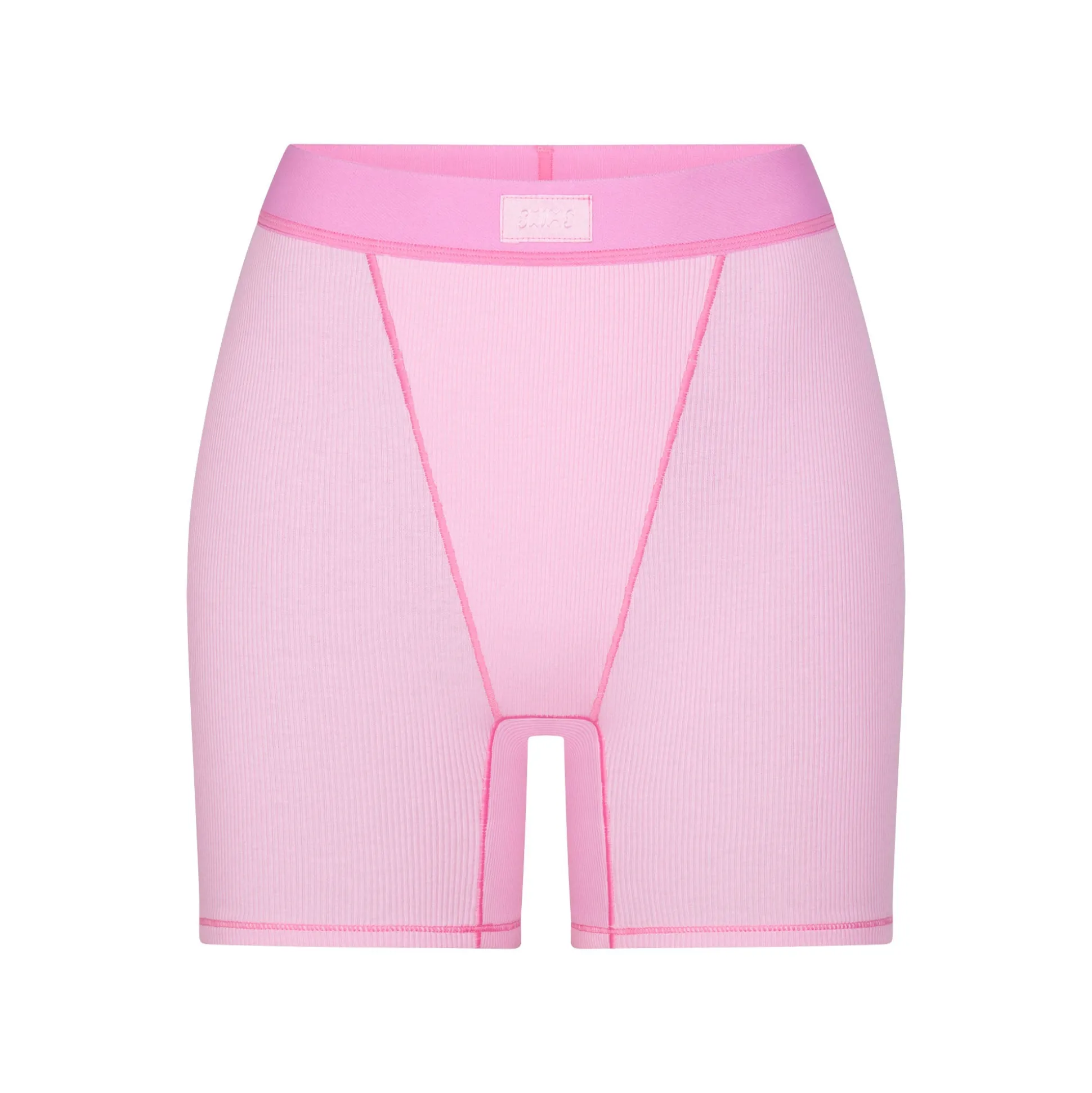 COTTON RIB BOXER | BUBBLE GUM