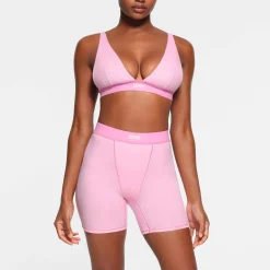COTTON RIB BOXER | BUBBLE GUM