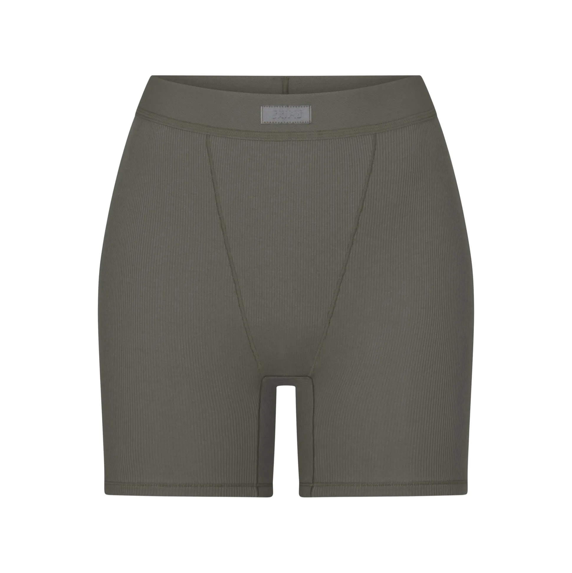 COTTON RIB BOXER | JUNIPER