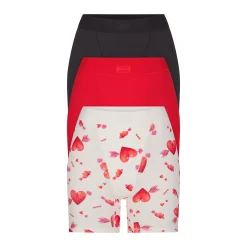 COTTON RIB BOXER 3-PACK | HEART AND ARROW MULTI
