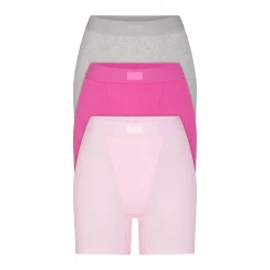 COTTON RIB BOXER 3-PACK | HOT PINK MULTI