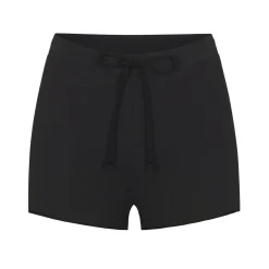 COTTON RIB DRAWSTRING SHORT | SOOT