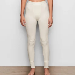 COTTON RIB LEGGING | BONE