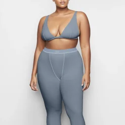 COTTON RIB LEGGING | KYANITE