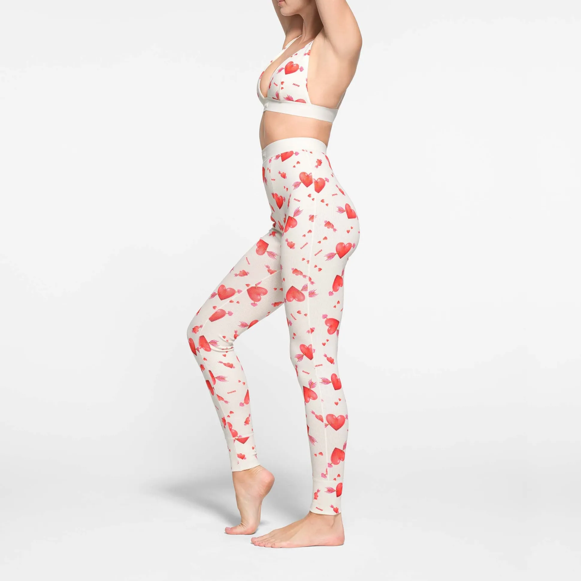 COTTON RIB LEGGING | MARBLE HEART AND ARROW