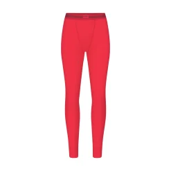 COTTON RIB LEGGING | RED MULTI
